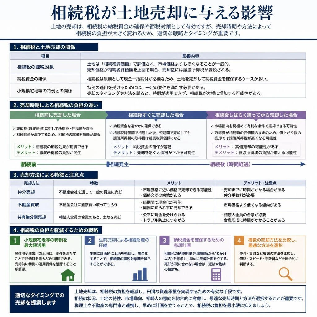 相続税と土地売却の関係