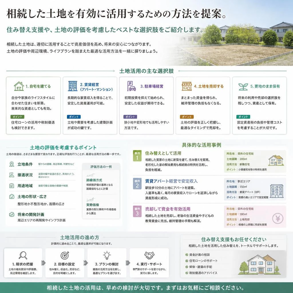 未来を見据えた土地活用法
