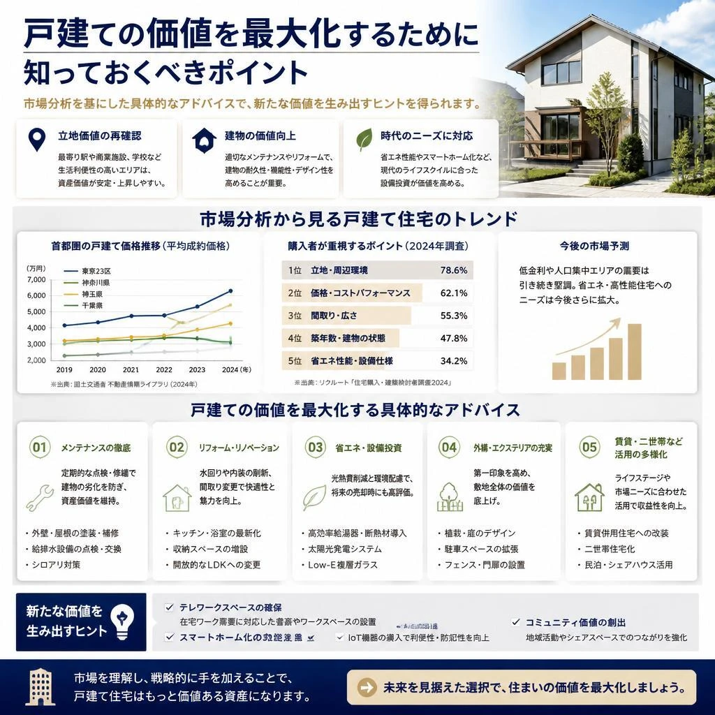 戸建ての価値を最大化するためのポイント