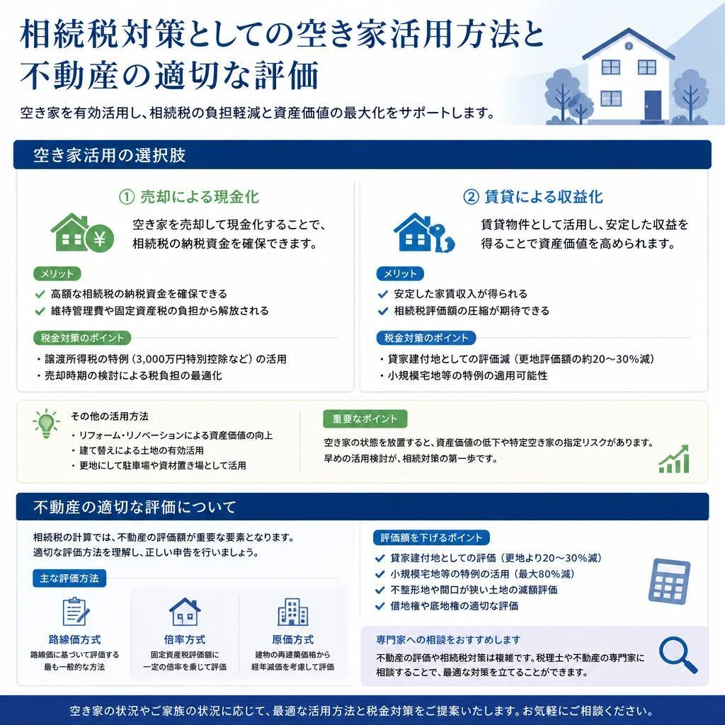 相続税対策と空き家の活用法