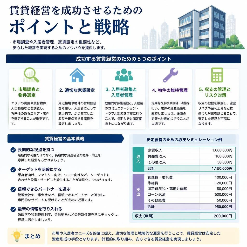 安定した賃貸経営のためには？