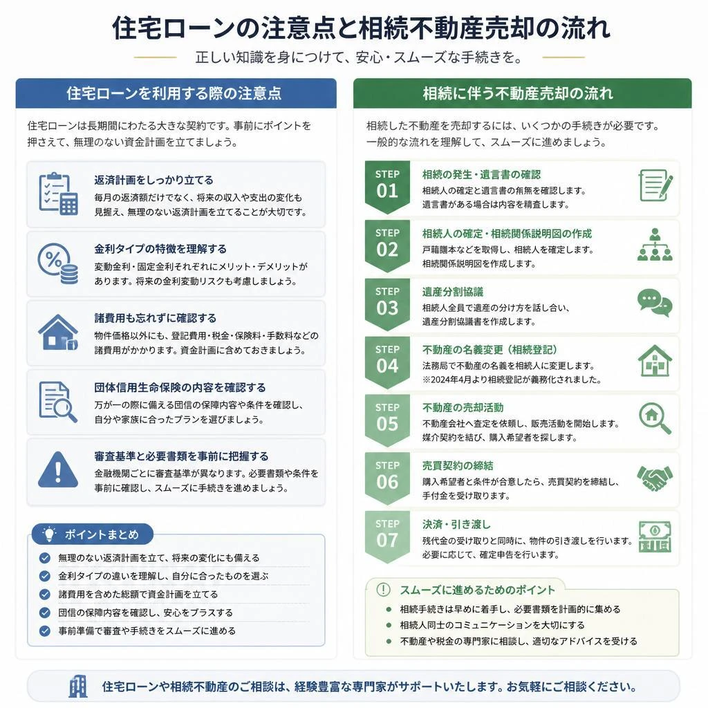 住宅ローンや相続の基礎知識