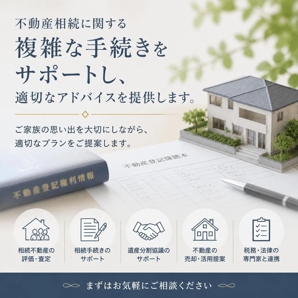 相続手続きに関する安心のサポート