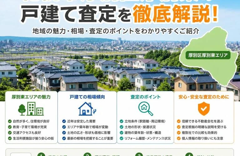 安心・安全な札幌市厚別区厚別東の戸建て査定を徹底解説！