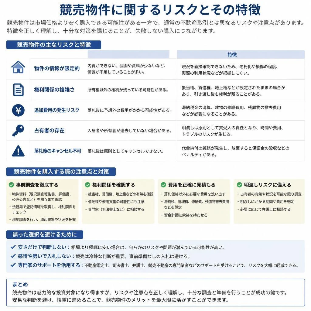 4. 競売物件のリスクとその対策