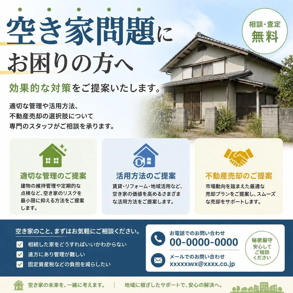 空き家対策のご相談